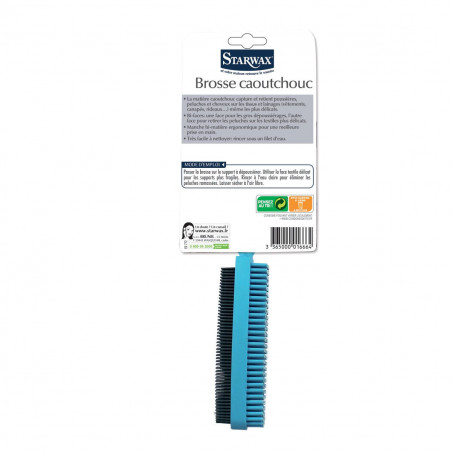 Brosse caoutchouc pour textile