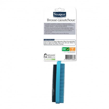 Brosse caoutchouc pour textile