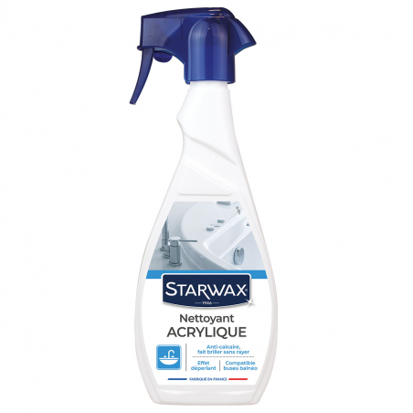 Nettoyant anti-calcaire pour acrylique et balnéo
