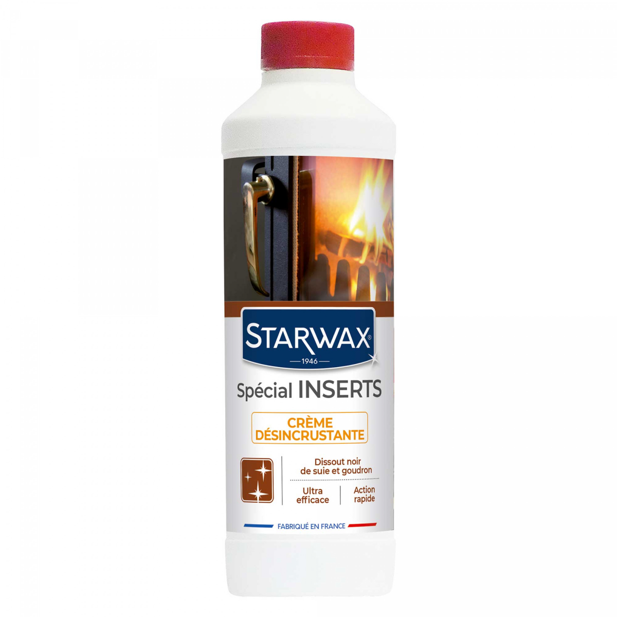 Crème nettoyante désincrustante pour inserts de poêle & cheminée