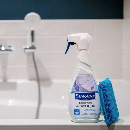 Nettoyant anti-calcaire pour acrylique et balnéo