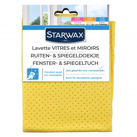Lavette spéciale vitres