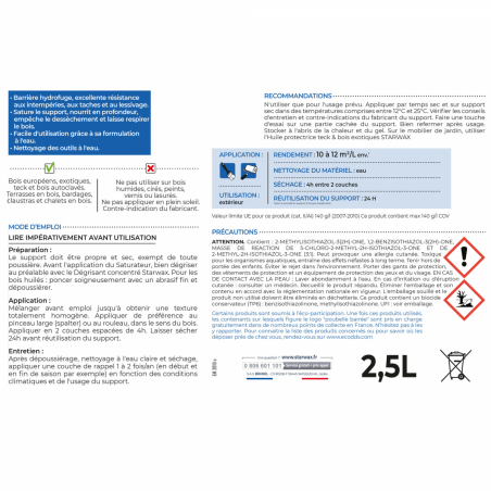 Saturateur Haute protection pour terrasses bois