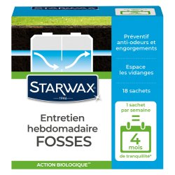 Déboucheur microbilles  Starwax, entretien maison