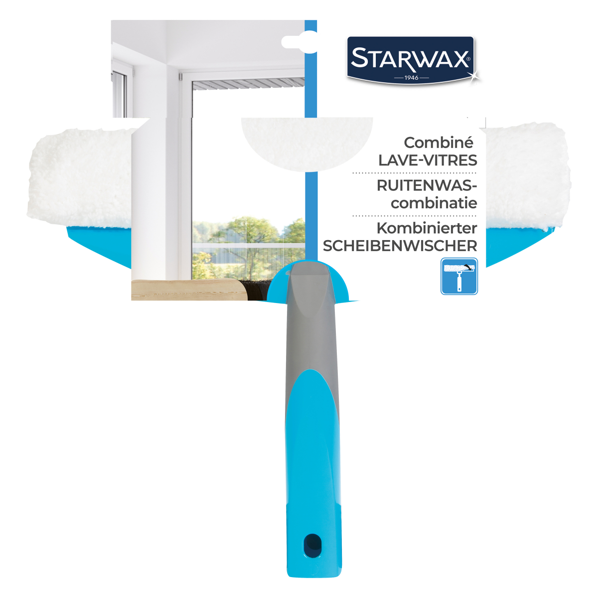 Combiné lave vitres