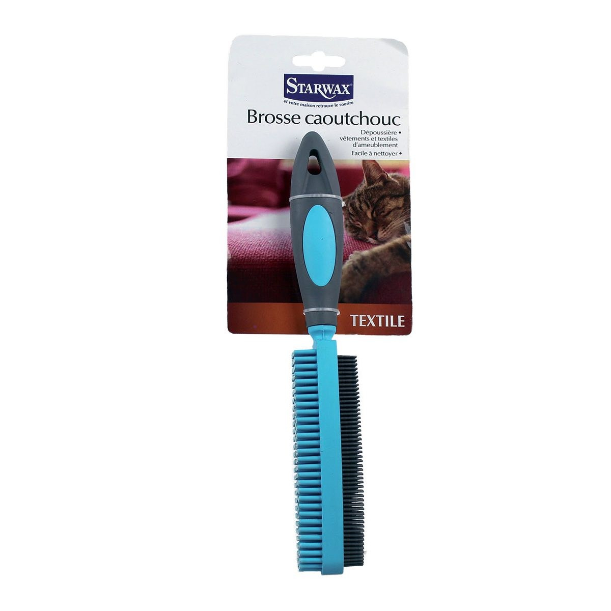 Brosse à vêtements caoutchouc