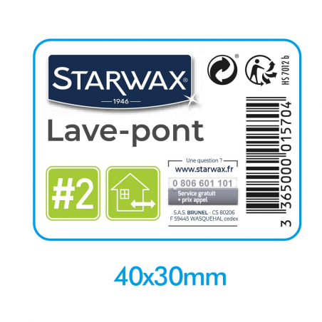 Lave-pont pour carrelages et sols extérieurs