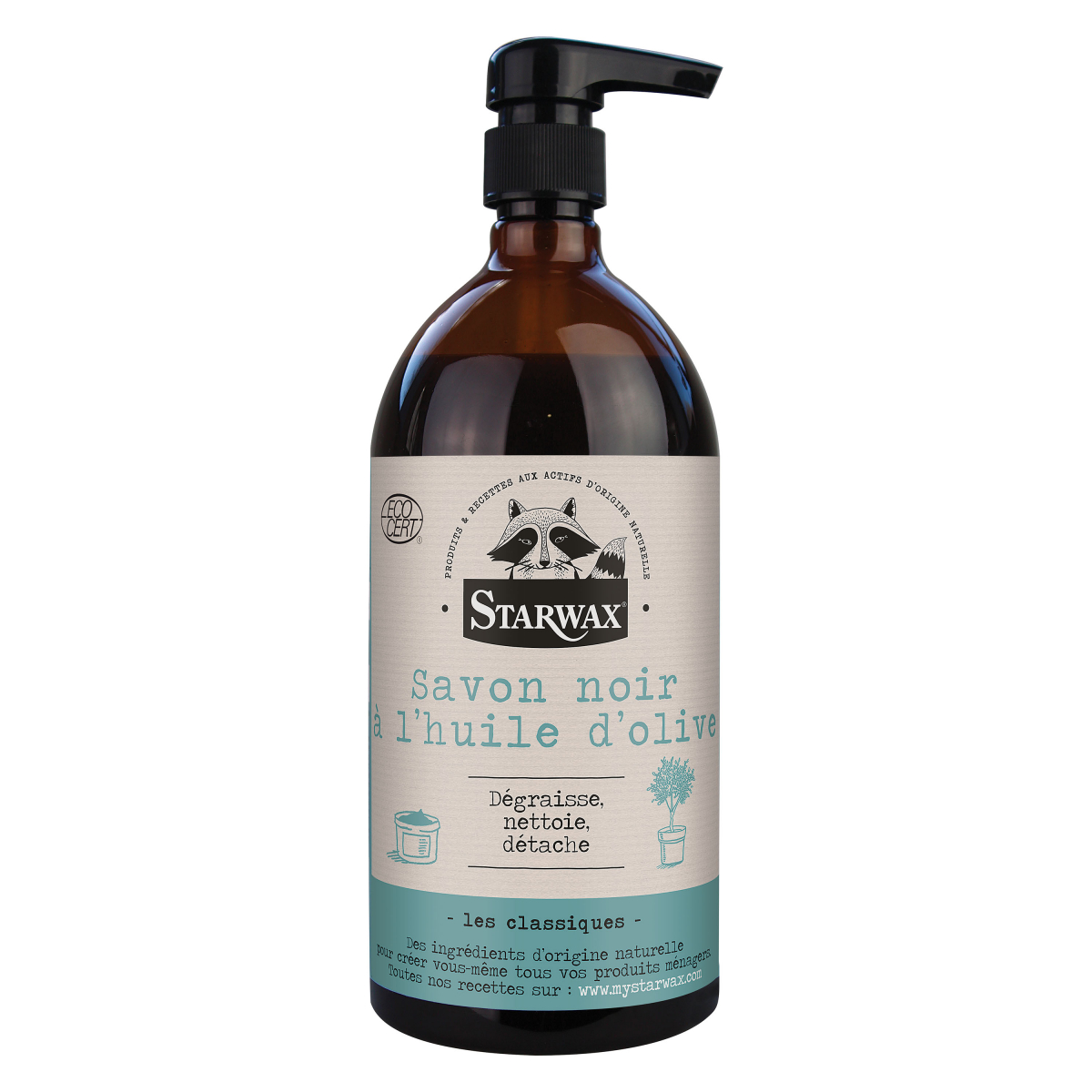 Savon noir à l'huile d'olive en gel