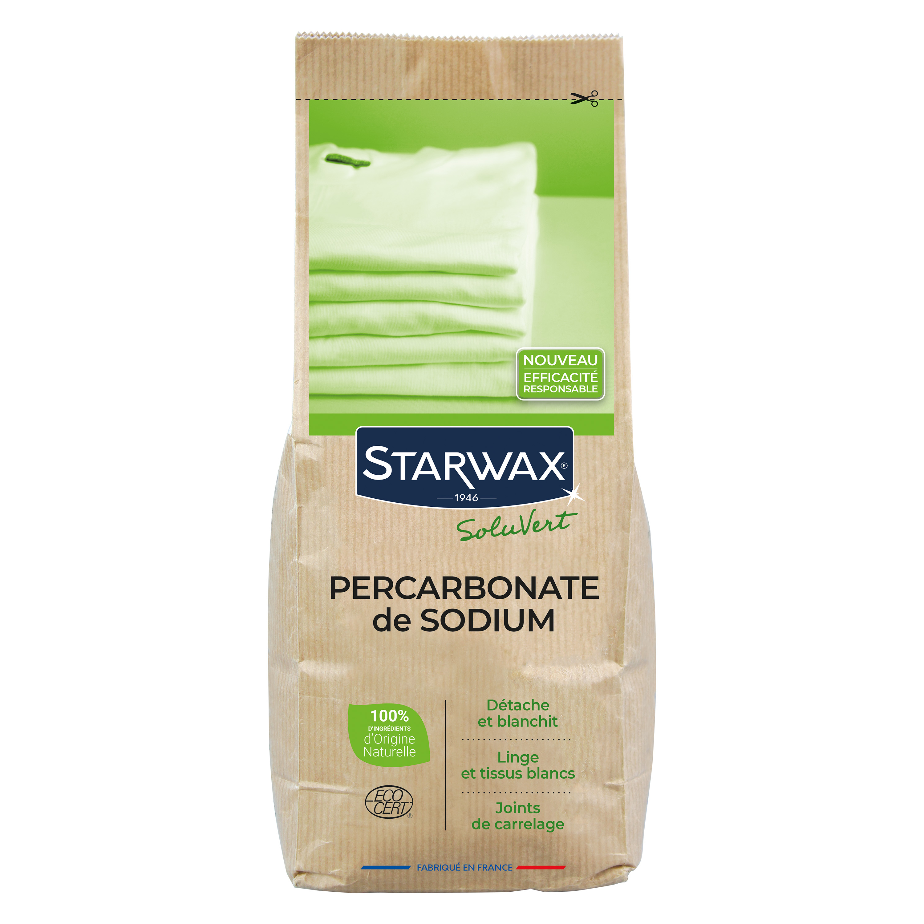 Utilisez le percarbonate de soude pour blanchir le linge