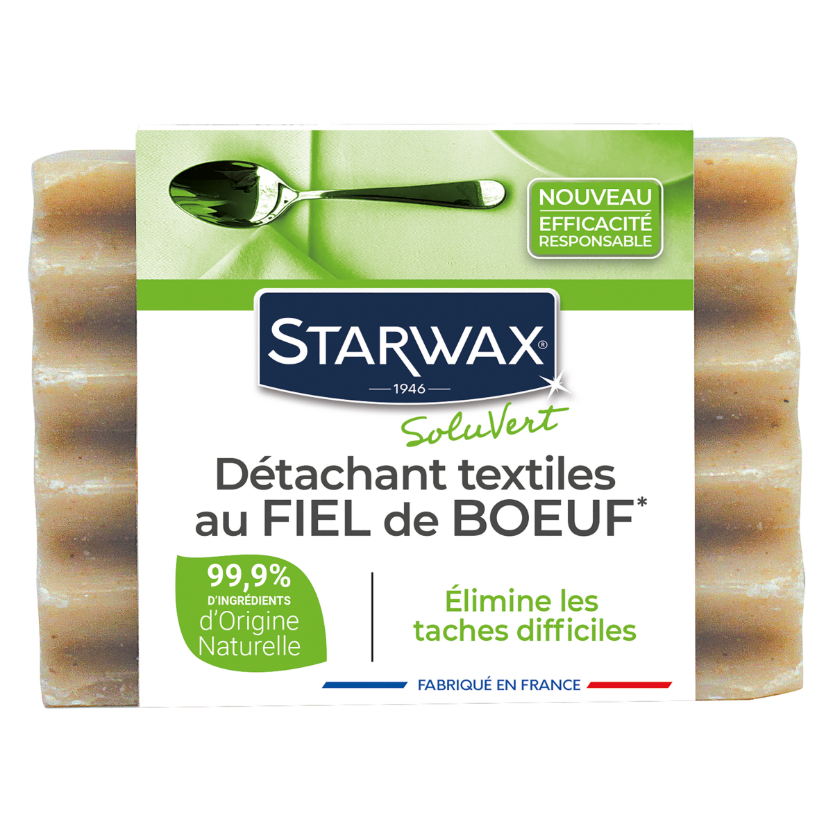 Savon détachant textile au fiel de boeuf