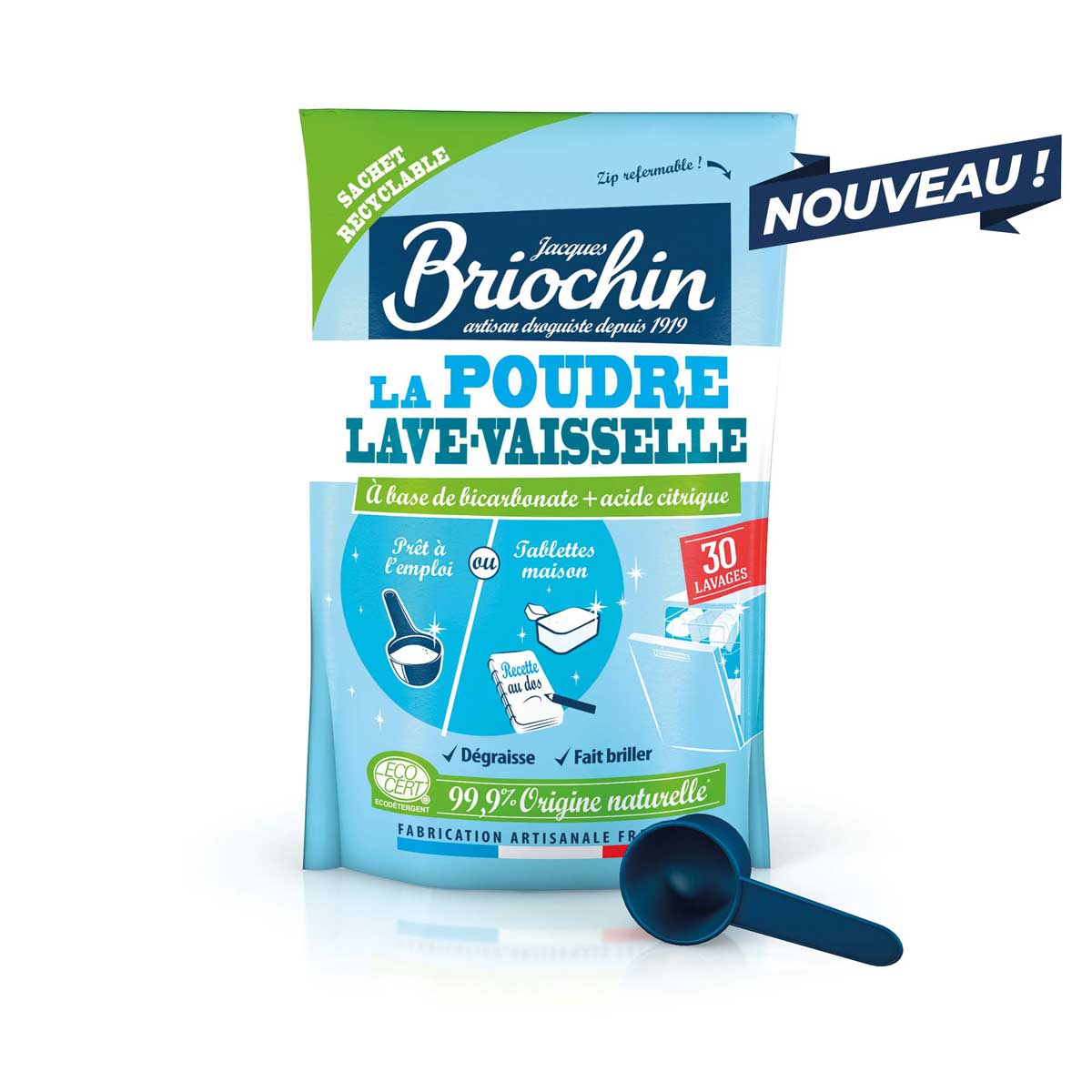 Poudre pour lave vaisselle 500g extra efficace