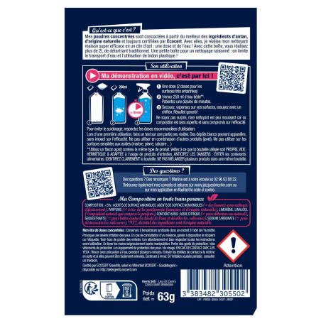 Doses x9 Détartrantes Salle de bain