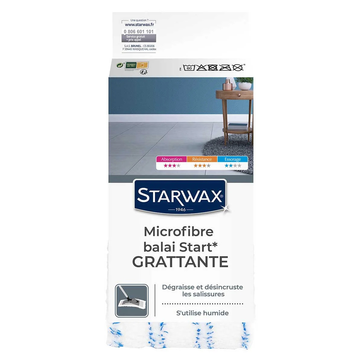 Microfibre balai start* grattante