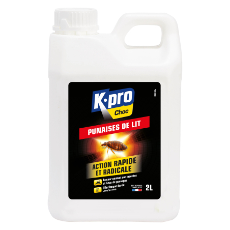 Bidon insecticide punaises de lit 2L