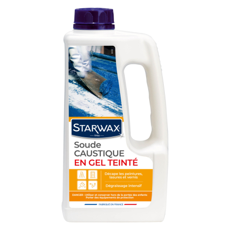 Soude caustique en gel teinté 1L