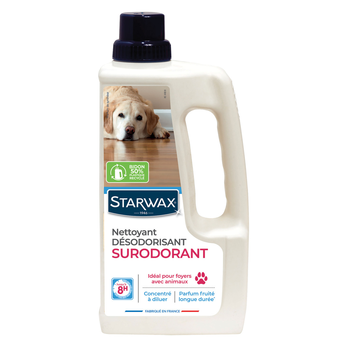 Nettoyant désinfectant surodorant spécial milieu animal