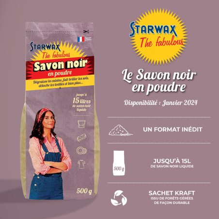 Savon noir en poudre