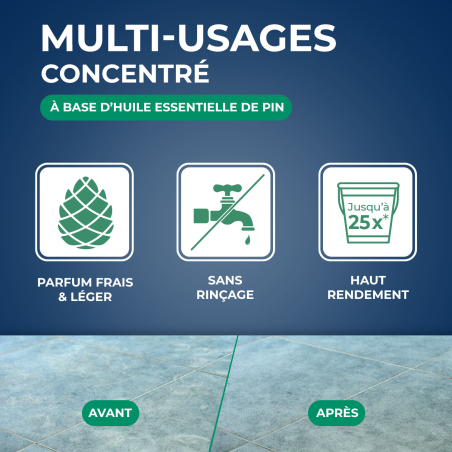 Nettoyant multi-usages parfum pin des landes