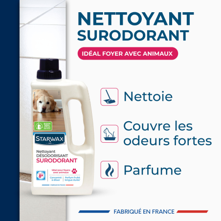 Nettoyant désodorisant surodorant