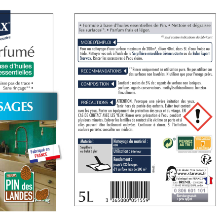 Nettoyant multi-usages parfum pin des landes