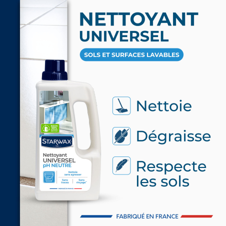 Nettoyant universel multi-usages pH neutre