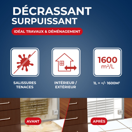 Décrassant surpuissant concentré