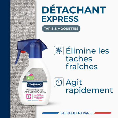 Détachant express pour tapis et moquettes