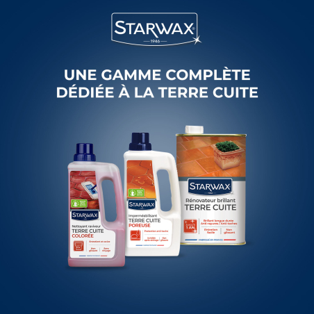 Nettoyant raviveur coloré pour tomettes et terres cuites