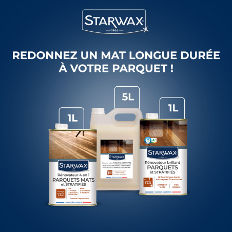 Rénovateur 4 en 1 parquets mats et stratifiés