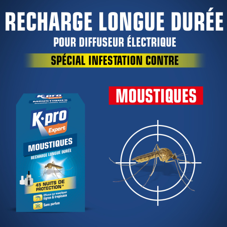 Recharge pour diffuseur électrique anti-moustiques