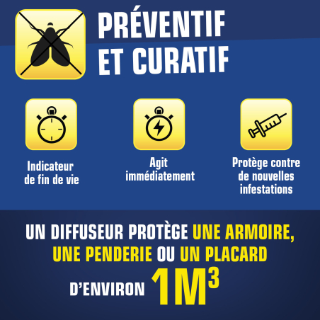 Cassettes mites et larves avec témoin de durée de vie