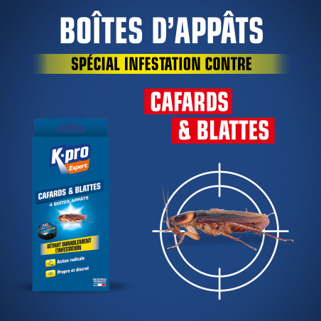 Boite appât cafards et blattes