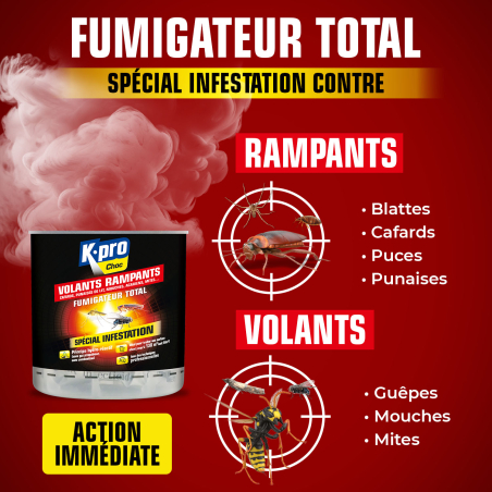 Fumigateur spécial infestation tous insectes