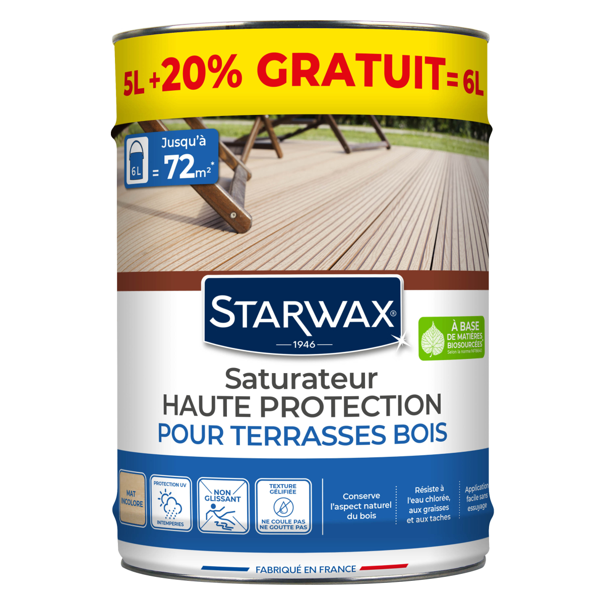 Saturateur Haute protection pour terrasses bois