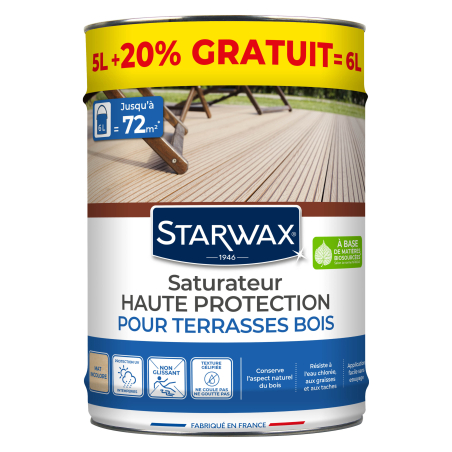 Saturateur Haute protection pour terrasses bois