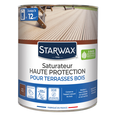 Saturateur Haute protection pour terrasses bois