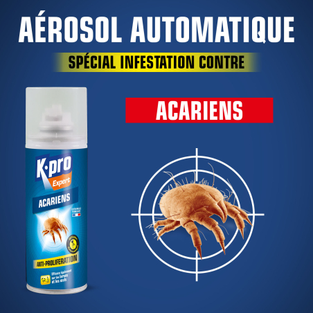 Aérosol diffusion automatique acariens