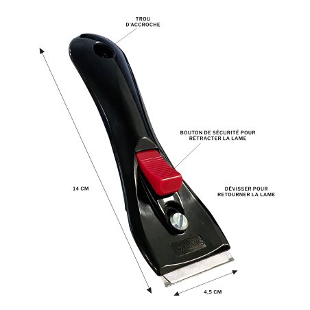 Racloir pour vitroceram & induction