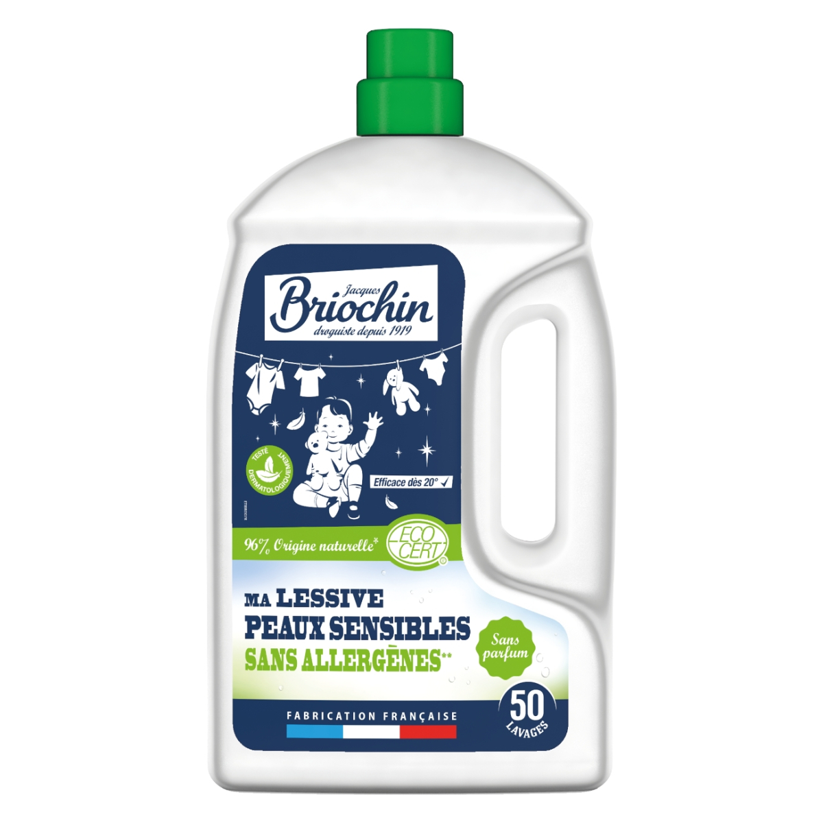 Ma Lessive Lessive Peaux Sensibles Ecocert - Sans allergènes