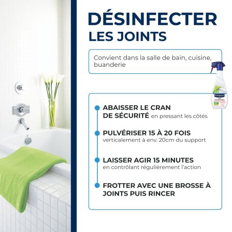 Anti-moisissures pour joints et salle de bains