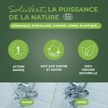 Anti-calcaire express pour salle de bains Ecocert