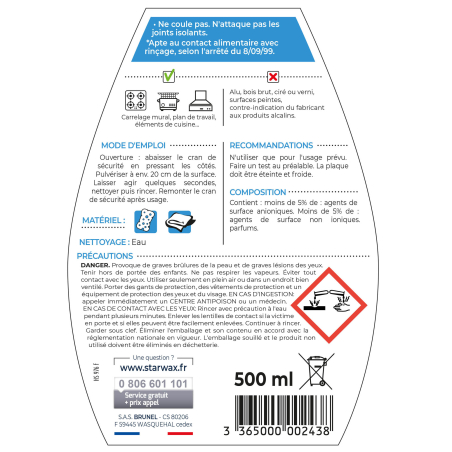 Lot de 3 Dégraissant surpuissant 500ml