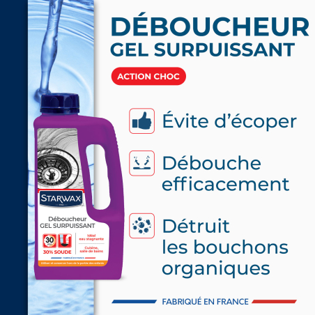 Déboucheur gel pour canalisations
