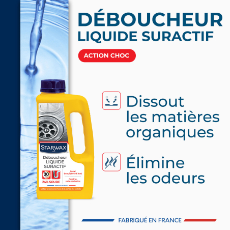 Déboucheur liquide pour canalisations