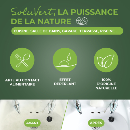 Pierre blanche de nettoyage multi-surfaces