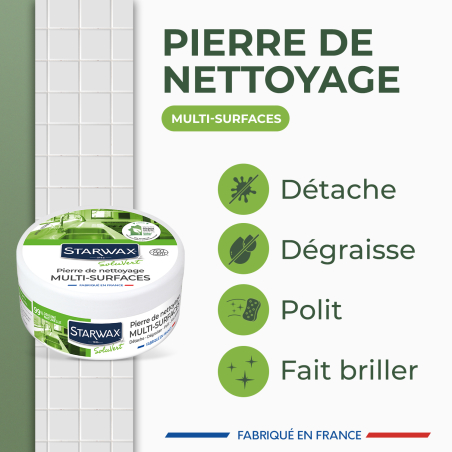 Pierre blanche de nettoyage multi-surfaces