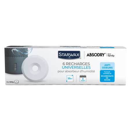 Pack de tablettes Starwax Absodry : Contenance - 4 Tablettes
