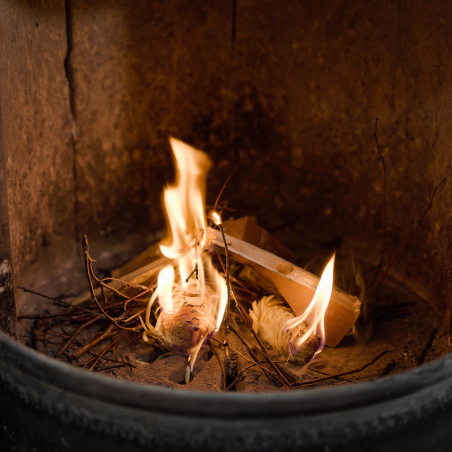 Rouleaux allume feu FSC® pour poêle, cheminée et barbecue