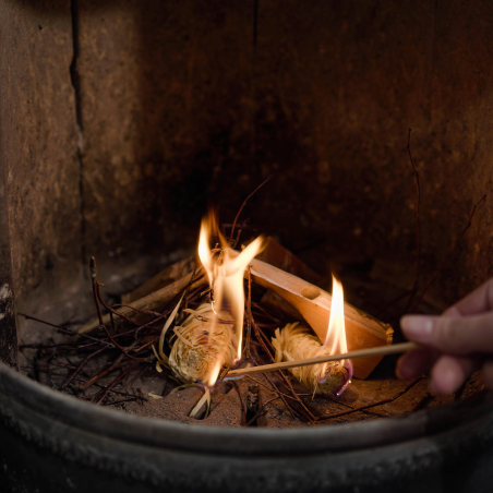 Rouleaux allume feu FSC® pour poêle, cheminée et barbecue