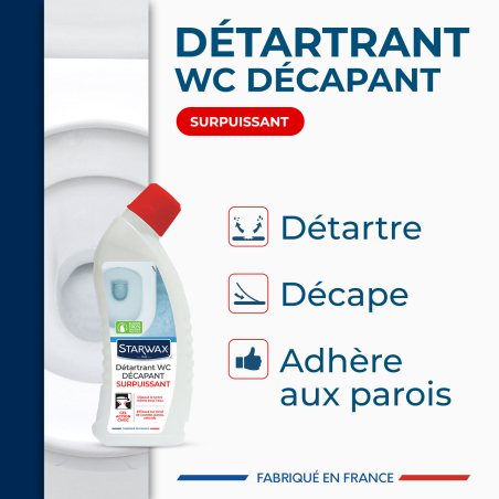 Lot de 3 Détartrant surpuissant gel pour WC